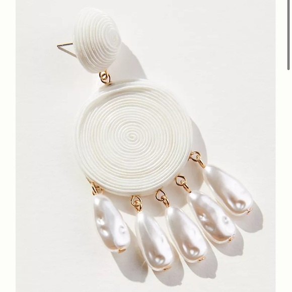 NWT lake life preppy circle drop earrings - Picture 2 of 5